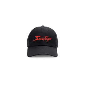 Red Savatage Logo Baseball Hat - Black