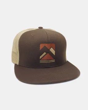 Rustic Range Brown & Tan Trucker Hat