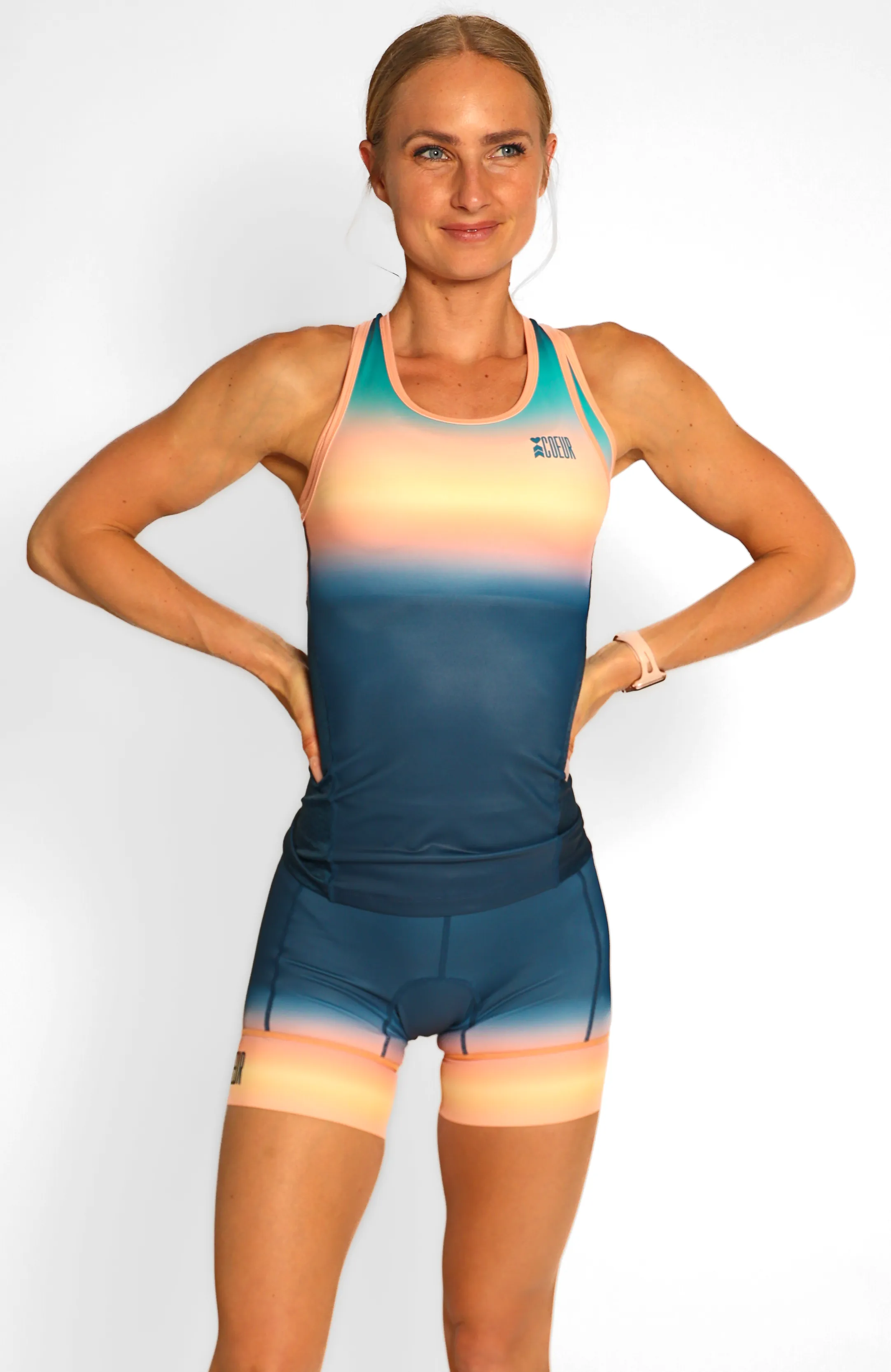 Solar Flare Women's Braless Triathlon Tank