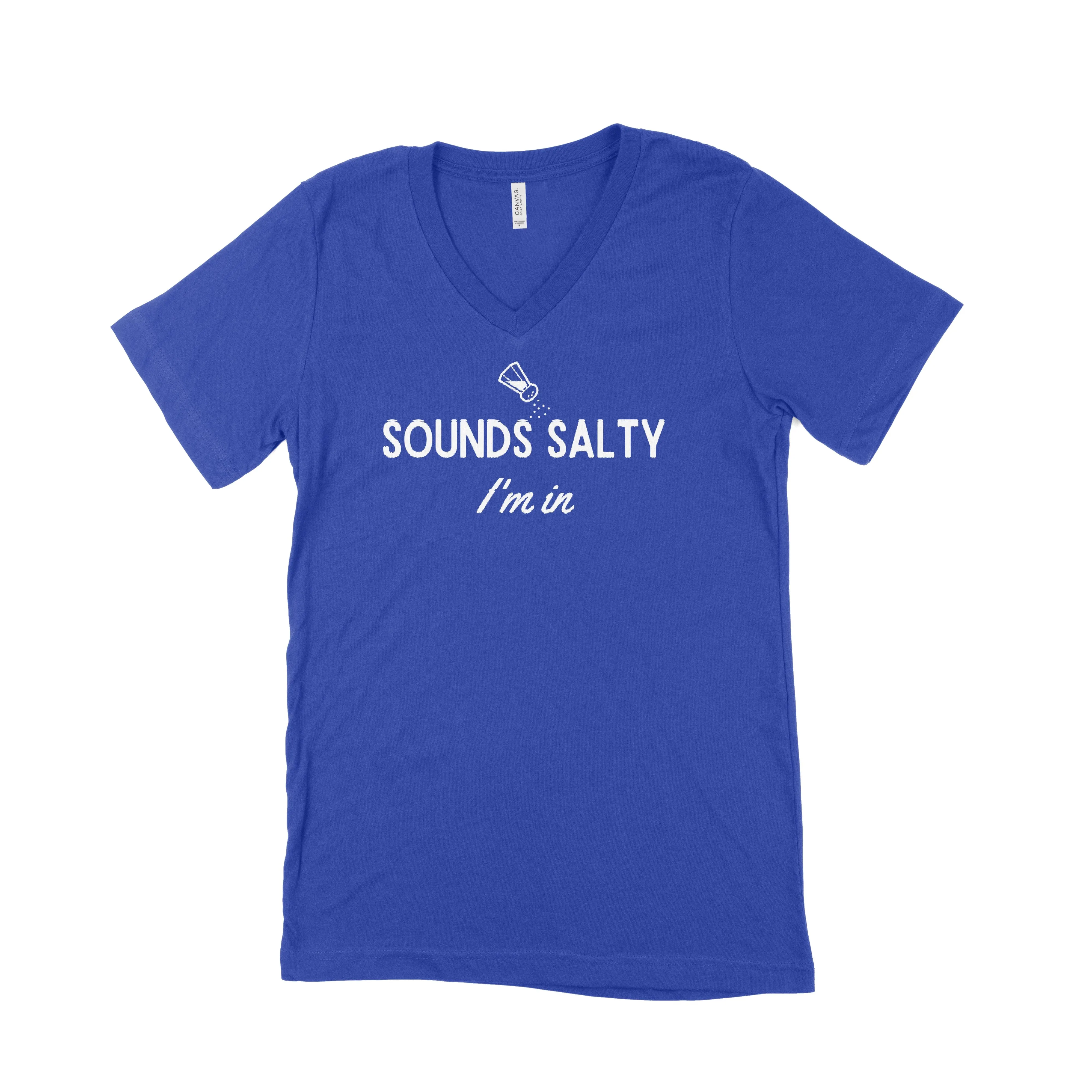 Sounds Salty Unisex V-Neck T-Shirt