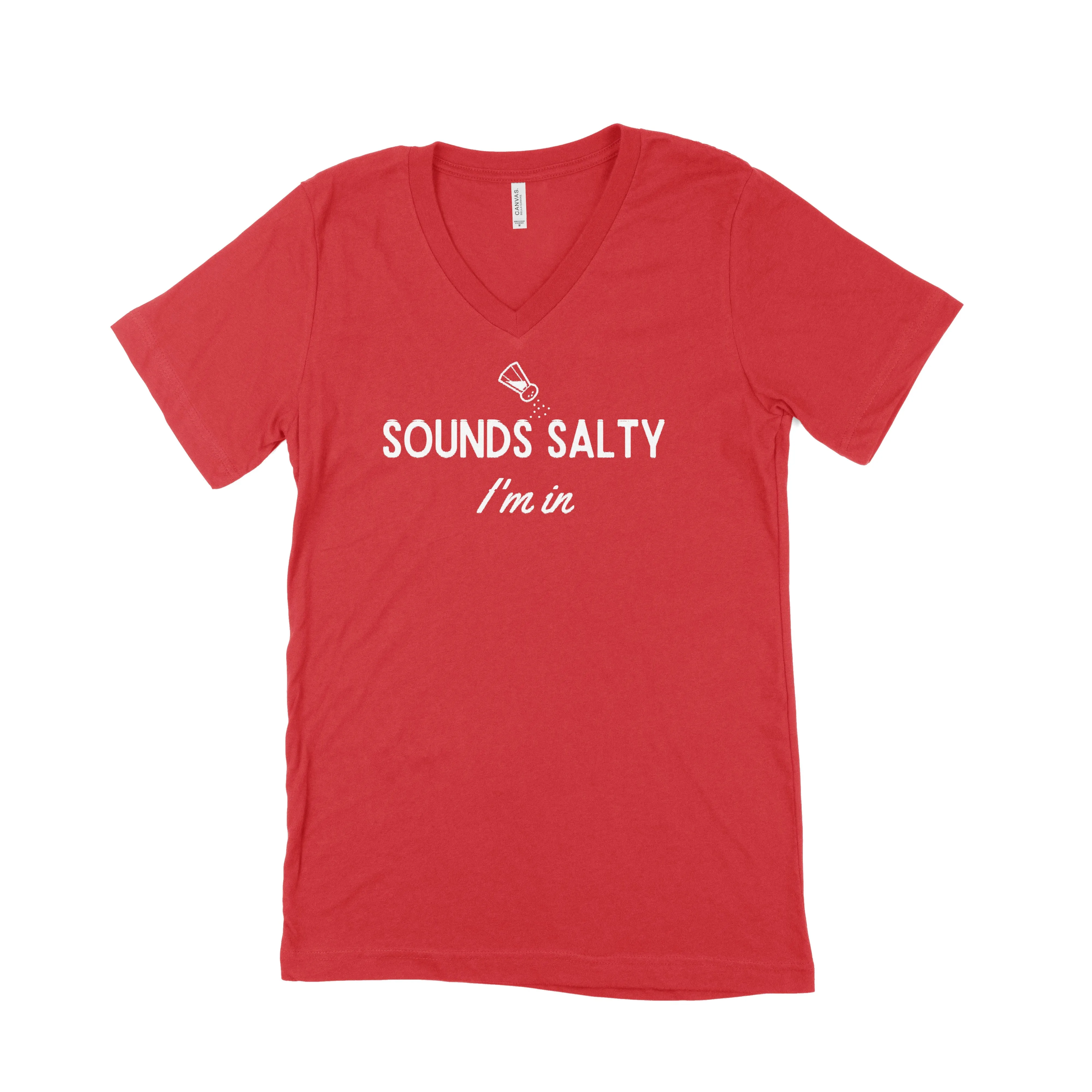 Sounds Salty Unisex V-Neck T-Shirt