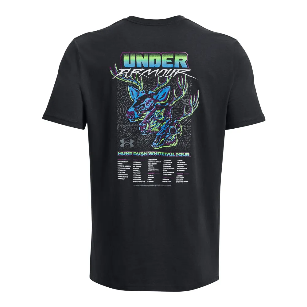 'Under Armour' Men's Hunt Whitetail Tour T-Shirt - Black