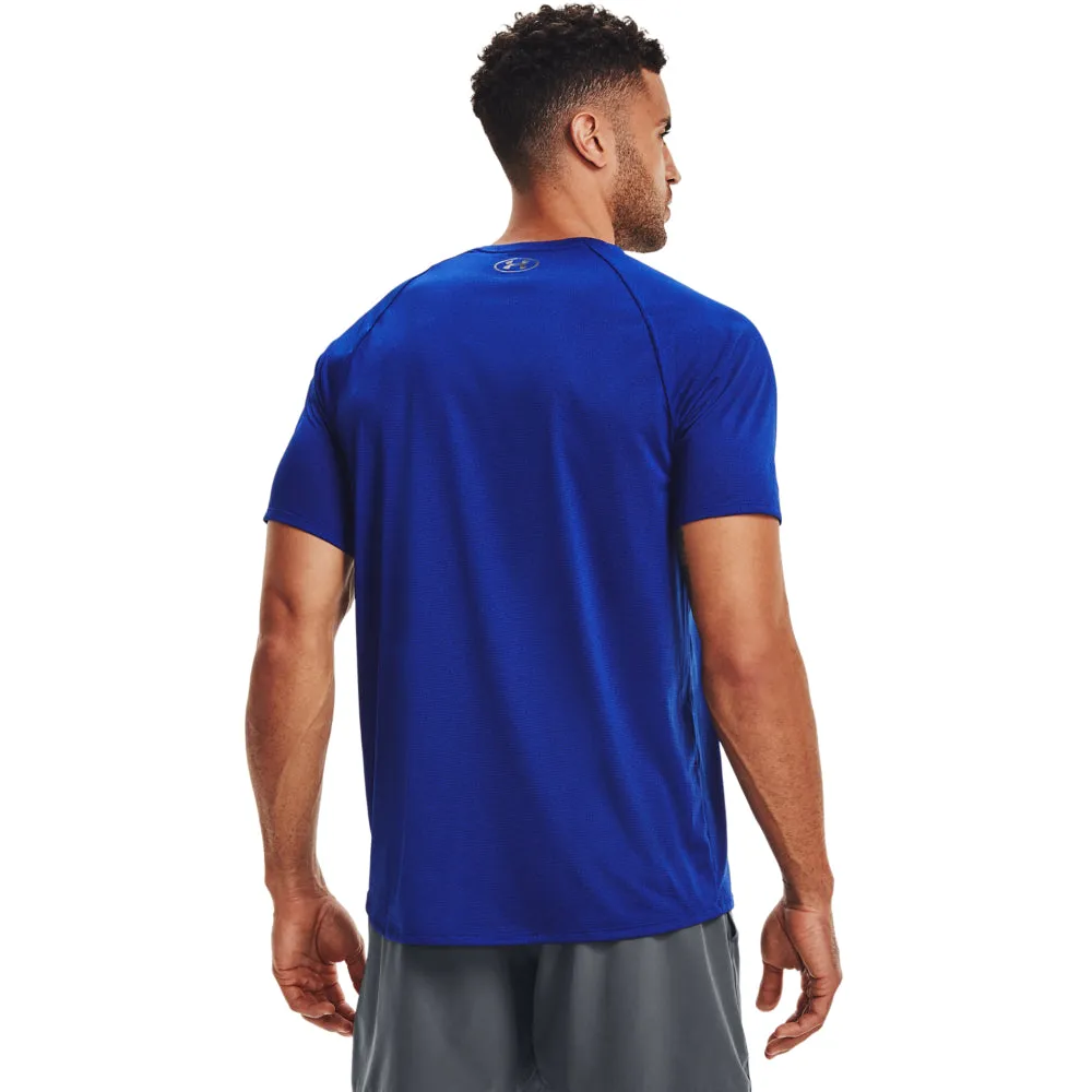 'Under Armour' Men's Tech 2.0 Textured T-Shirt - Royal